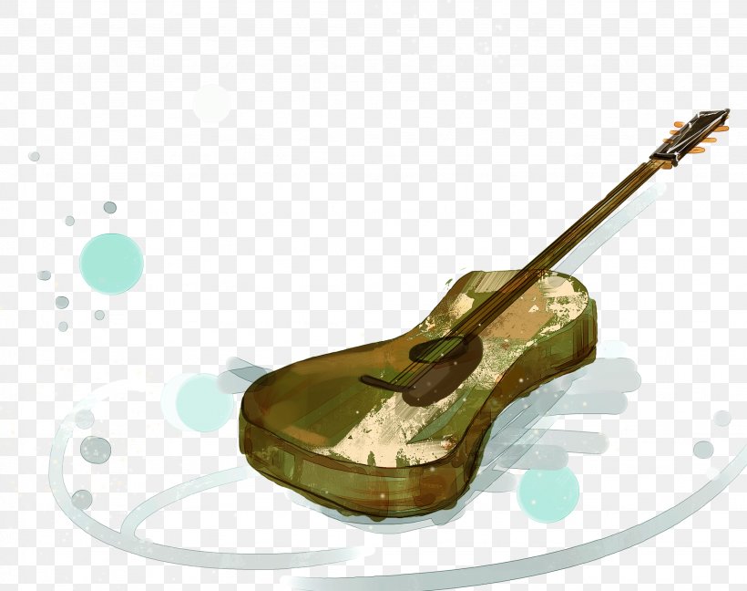Watercolor Painting, PNG, 2256x1783px, Watercolor Painting, Acoustic Guitar, Drawing, Flower, Guitar Download Free