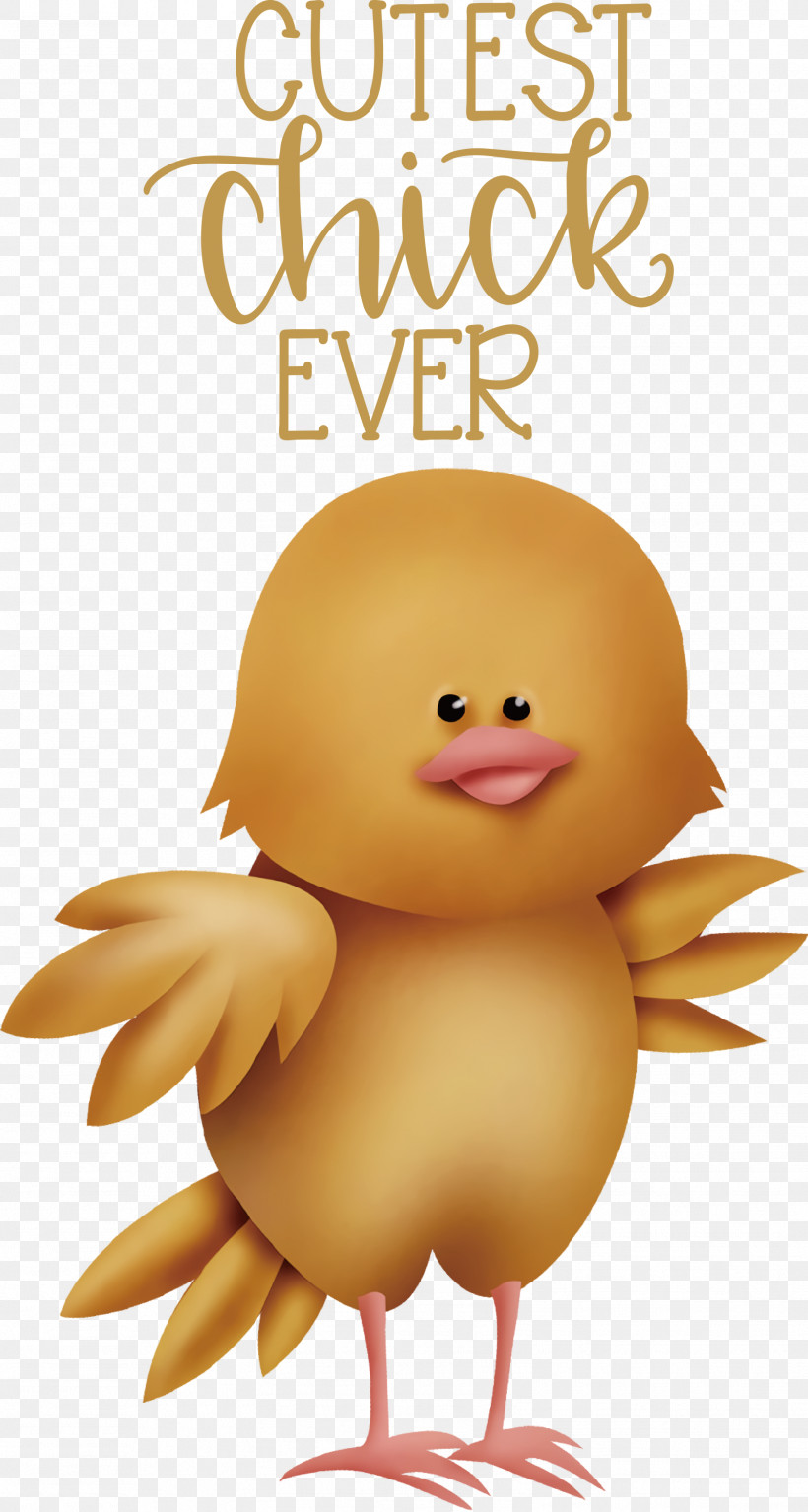 Happy Easter Cutest Chick Ever, PNG, 1602x3000px, Happy Easter, Beak, Birds, Cartoon, Character Download Free