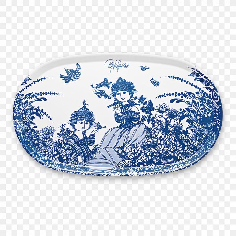 Platter Oval Tray Blue Rosendahl, PNG, 1200x1200px, Platter, Blue, Blue And White Porcelain, Ceramic, Cobalt Blue Download Free