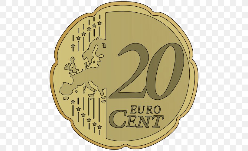 1 Cent Euro Coin 20 Cent Euro Coin Euro Coins Clip Art, PNG, 500x500px, 1 Cent Euro Coin, 1 Euro Coin, 20 Cent Euro Coin, 20 Euro Note, 50 Cent Euro Coin Download Free