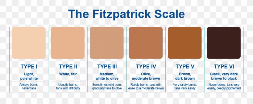 Human Skin Color Fitzpatrick Scale Light Skin, PNG, 960x398px, Human Skin Color, Brand, Color, Complexion, Diagram Download Free