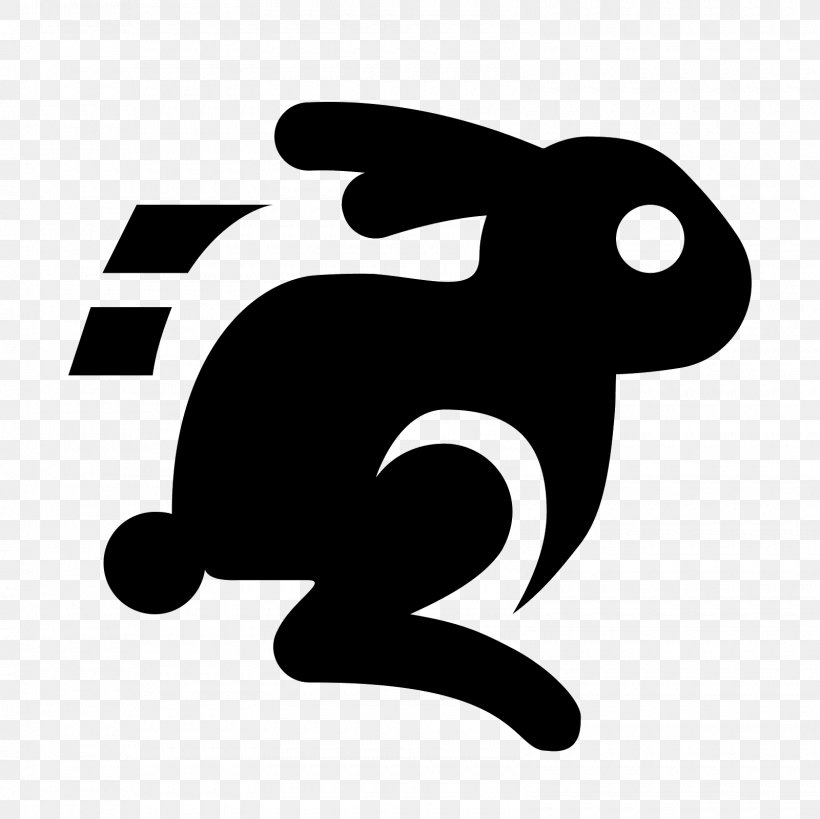 Rabbit Hare Clip Art, PNG, 1600x1600px, Rabbit, Animal, Black, Black And White, Carnivoran Download Free