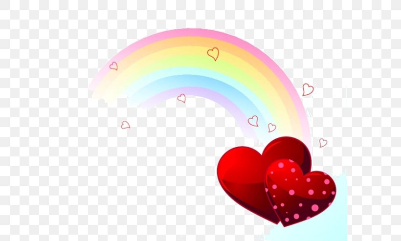 Rainbow Heart Illustration, PNG, 600x493px, Watercolor, Cartoon, Flower, Frame, Heart Download Free
