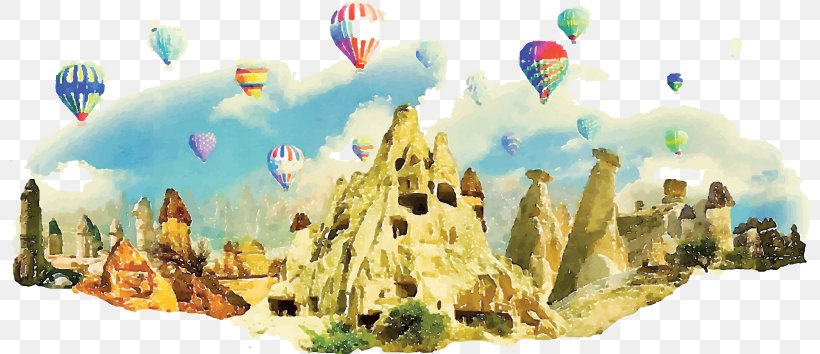 Vector Graphics Illustration Image Royalty-free, PNG, 800x354px, Royaltyfree, Balloon, Cappadocia, Drawing, Hot Air Balloon Download Free