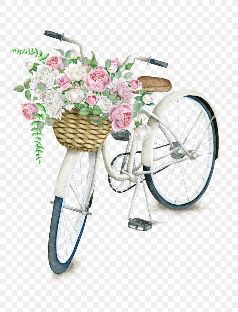 Bicycle Cycling Image Motorcycle Stock Illustration, PNG, 4724x6197px, Bicycle, Basket, Bicycle Accessory, Bicycle Basket, Bicycle Frame Download Free