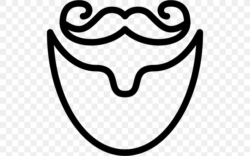 Beard Clip Art, PNG, 512x512px, Beard, Black And White, Eyewear, Face, Happiness Download Free