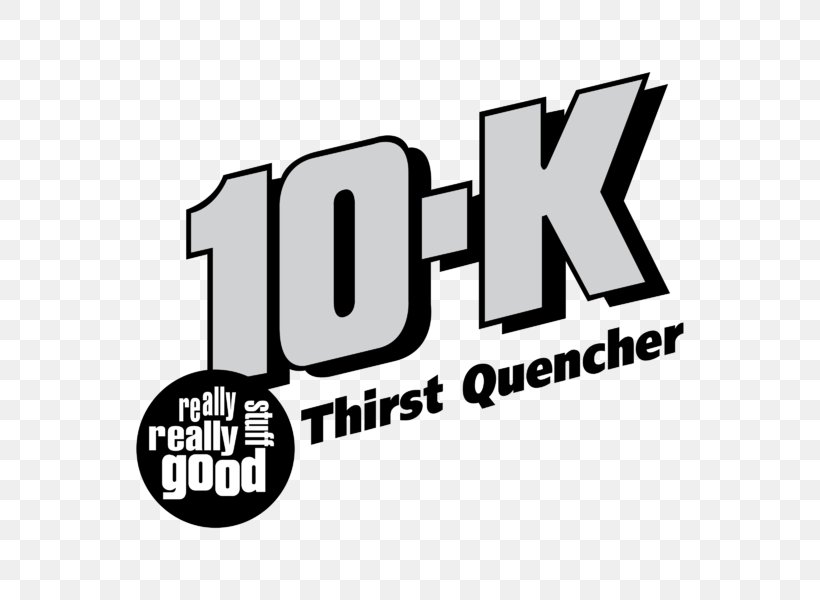 Logo 10-K Thirst Quencher Brand, PNG, 800x600px, Logo, Black And White, Brand, Business, Text Download Free