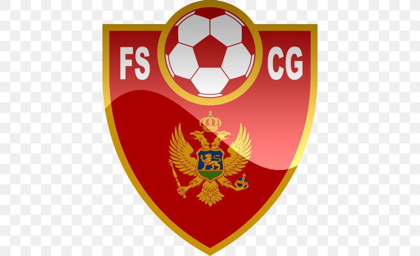 Serbia And Montenegro National Football Team Romania National Football Team Camp FSCG Serbia National Football Team, PNG, 500x500px, Montenegro National Football Team, Badge, Ball, Brand, Crest Download Free