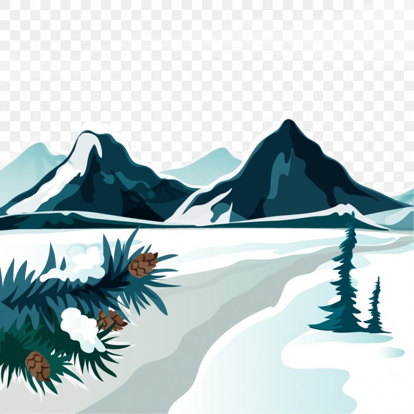 Alps Landscape Stock Illustration Illustration, PNG, 970x970px, Alps, Flat Design, Landscape, Mountain, Natural Landscape Download Free