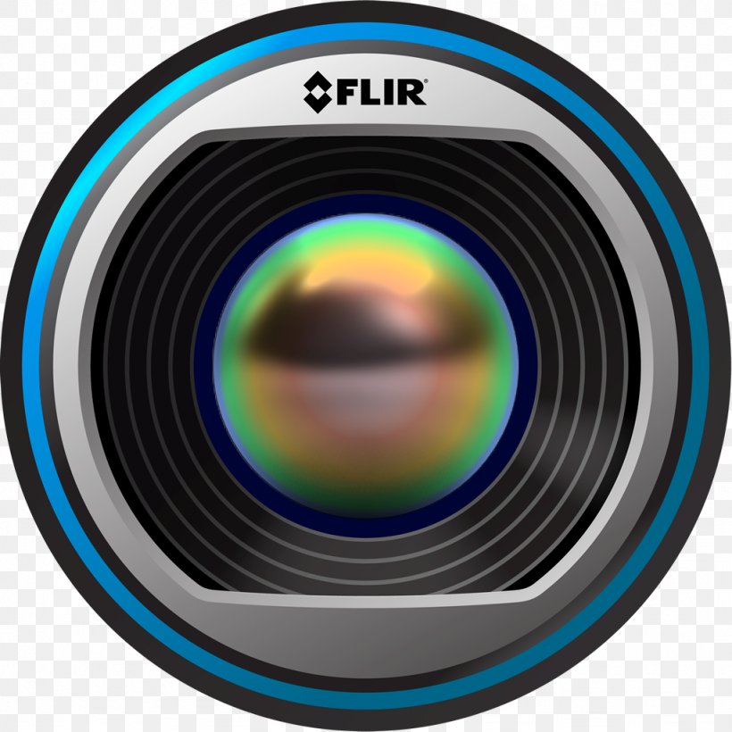 FLIR Systems Thermographic Camera Forward-looking Infrared Thermography Application Software, PNG, 1024x1024px, Flir Systems, App Store, Camera, Camera Lens, Computer Software Download Free