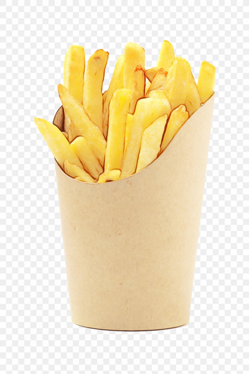 French Fries, PNG, 945x1419px, Watercolor, Cuisine, Dish, Fast Food, Food Download Free