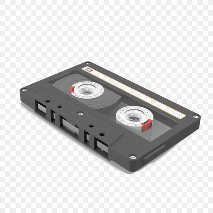 Compact Cassette Magnetic Tape Sound Recording And Reproduction, PNG, 1000x1000px, Watercolor, Cartoon, Flower, Frame, Heart Download Free