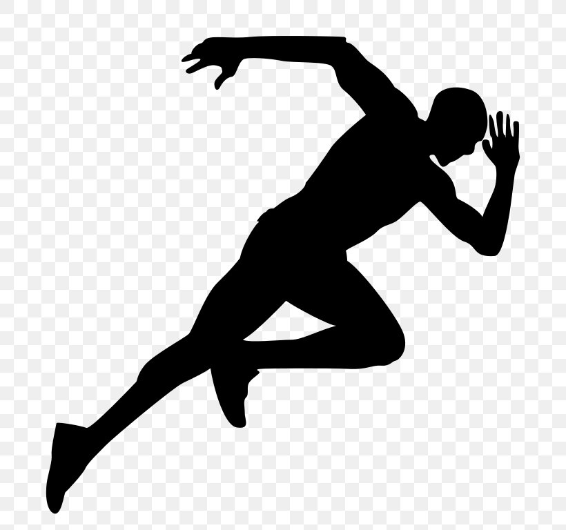 Running Clip Art, PNG, 768x768px, Running, Arm, Black, Black And White, Cross Country Running Download Free