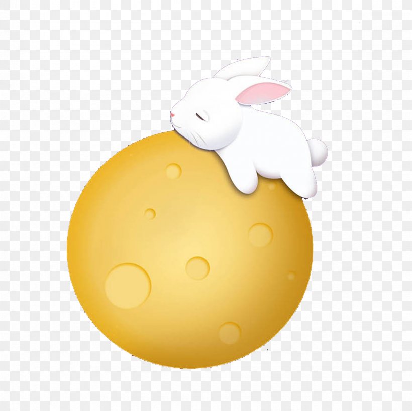 Easter Bunny Rabbit Moon, PNG, 2362x2362px, Easter Bunny, Cartoon, Computer, Designer, Food Download Free