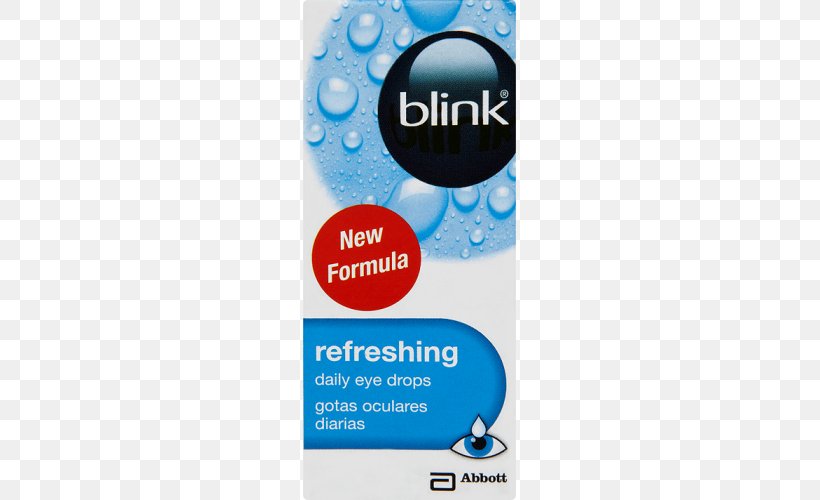 Eye Drops & Lubricants Blink Contacts Contact Lenses Blinking, PNG, 500x500px, Eye Drops Lubricants, Blinking, Brand, Contact Lenses, Drop Download Free