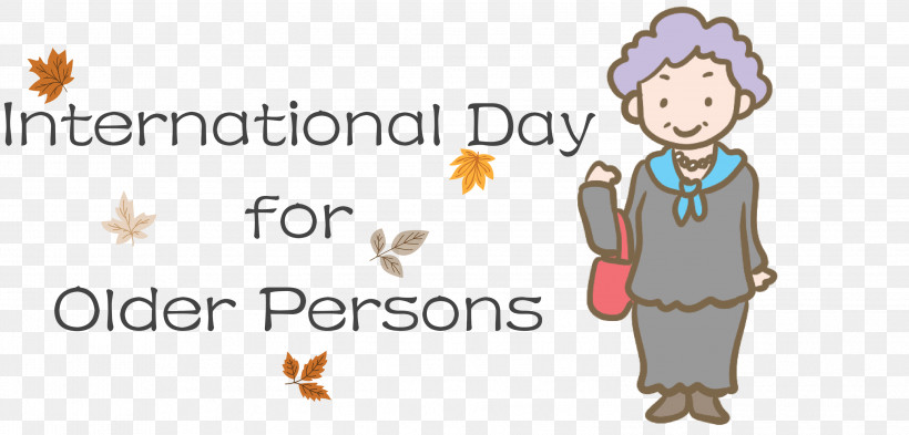 International Day For Older Persons International Day Of Older Persons, PNG, 2999x1439px, International Day For Older Persons, Cartoon, Conversation, Happiness, Human Download Free