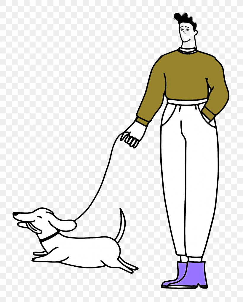 Walking The Dog, PNG, 2014x2500px, Walking The Dog, Clothing, Dog, Joint, Line Art Download Free