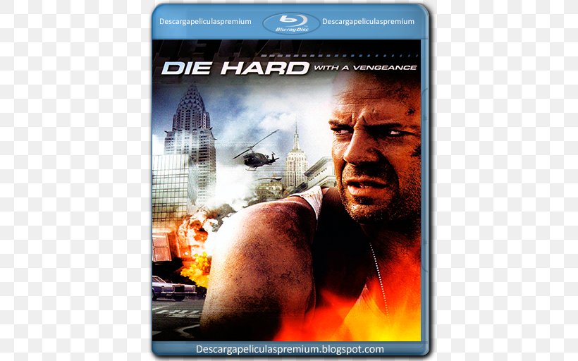 Bruce Willis Die Hard With A Vengeance Action Film, PNG, 512x512px, 1995, Bruce Willis, Action Film, Album Cover, Day After Tomorrow Download Free