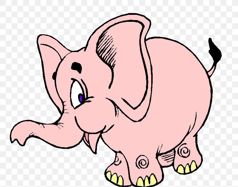 Elephantidae Seeing Pink Elephants Child Clip Art, PNG, 763x643px, Watercolor, Cartoon, Flower, Frame, Heart Download Free