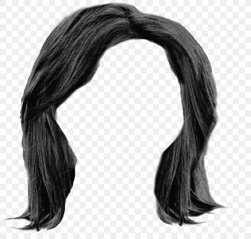Hairstyle Wig Long Hair Black Hair, PNG, 890x847px, Hair, Black, Black And  White, Black Hair, Doll