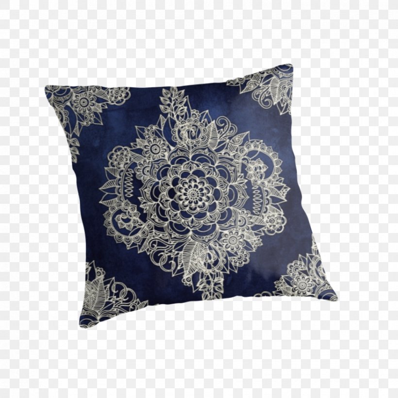 Stationery Ink Blue Paisley Throw Pillows, PNG, 875x875px, Stationery, Apple, Blue, Color, Cream Download Free