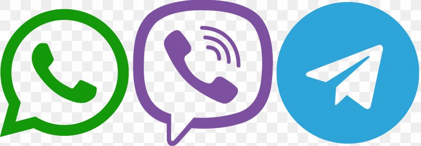 WhatsApp Viber Telegram Instant Messaging Mobile App, PNG, 4883x1707px, Whatsapp, Area, Brand, Communication, Facebook Inc Download Free