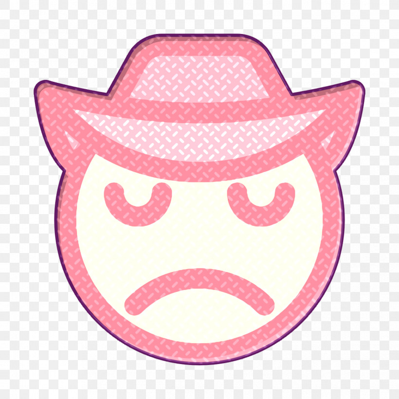 Cowboy Icon Sad Icon Smiley And People Icon, PNG, 1244x1244px, Cowboy Icon, Hat, Line, Sad Icon, Smiley And People Icon Download Free