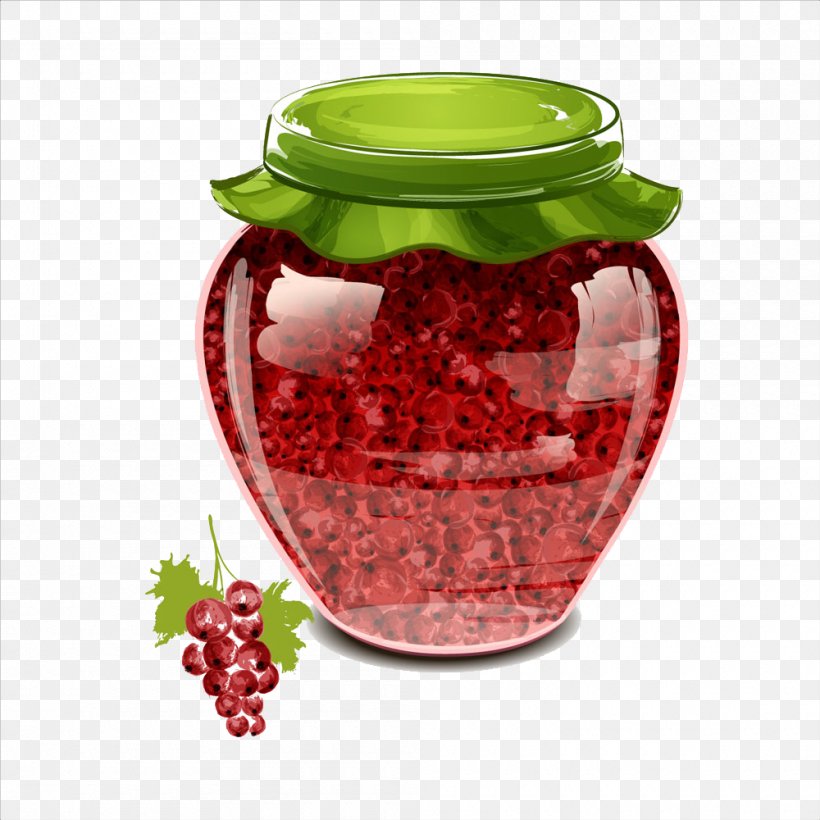 Jar Royalty-free Clip Art, PNG, 1000x1000px, Fruit Preserves, Berry, Drawing, Food, Fruit Download Free
