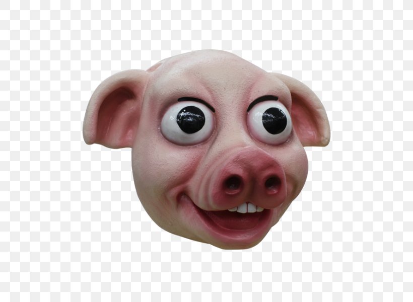 Pig Latex Mask Halloween Costume, PNG, 600x600px, Pig, Carnival, Child, Clothing, Costume Download Free