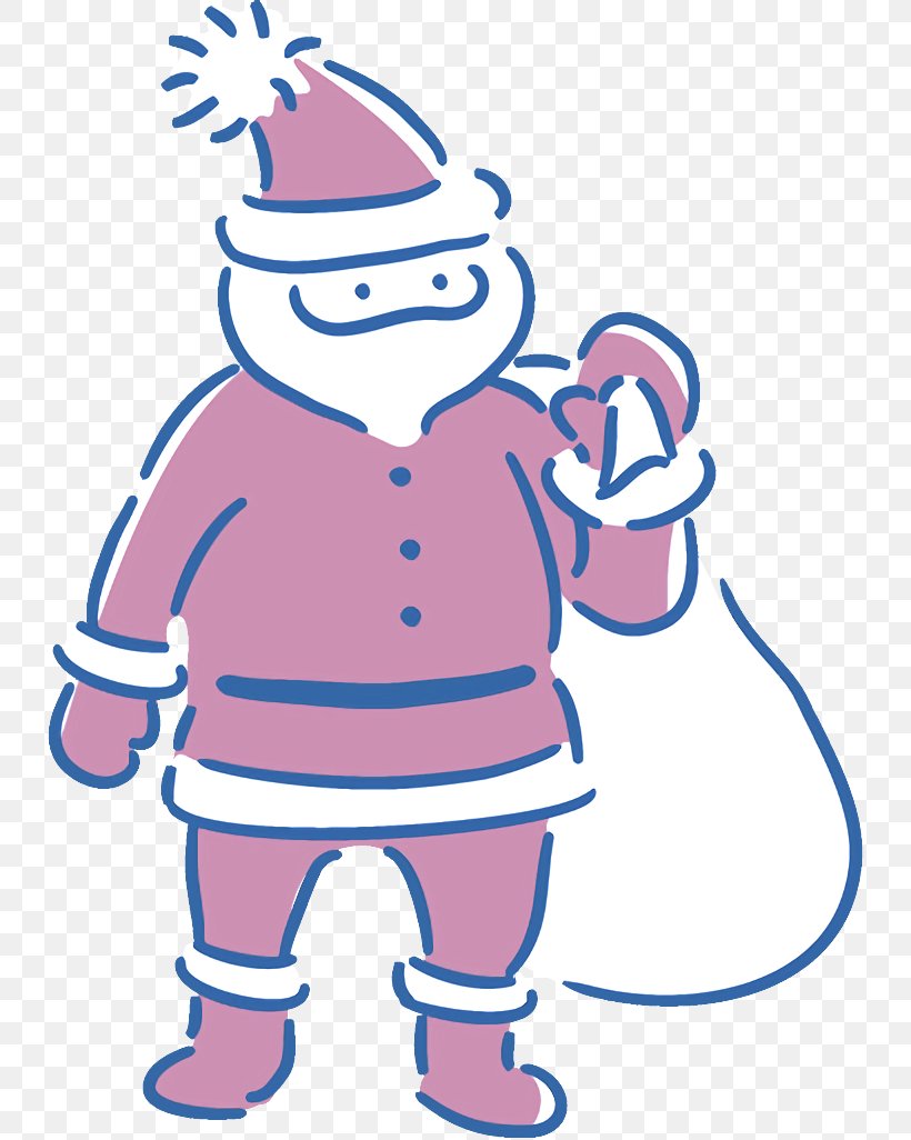 Santa Claus, PNG, 736x1026px, Cartoon, Christmas, Pleased, Santa Claus Download Free