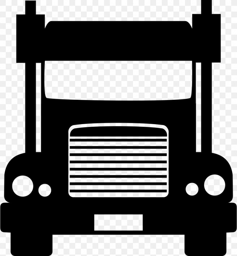 Car Pickup Truck Semi-trailer Truck, PNG, 908x980px, Car, Automotive Exterior, Black, Black And White, Driving Download Free