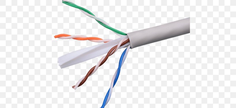 Category 6 Cable Twisted Pair Category 5 Cable Network Cables Skrętka Nieekranowana, PNG, 500x375px, Category 6 Cable, Cable, Category 4 Cable, Category 5 Cable, Cavo Ftp Download Free