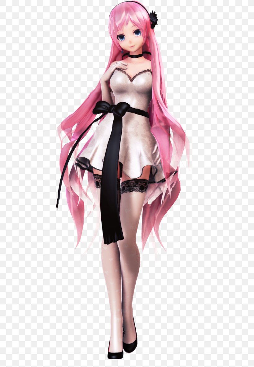 Hatsune Miku Megurine Luka MikuMikuDance Vocaloid Dress, PNG, 676x1183px, Watercolor, Cartoon, Flower, Frame, Heart Download Free