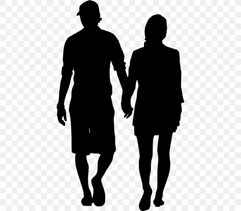 Holding Hands Silhouette Handshake, PNG, 434x720px, Holding Hands, Black, Black And White, Gentleman, Handshake Download Free