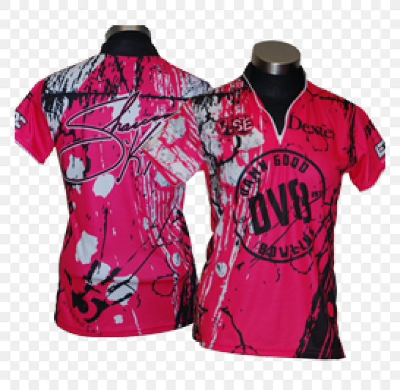 Jersey T-shirt Sleeve Clothing, PNG, 760x800px, Jersey, Active Shirt, Bowling, Clothing, Magenta Download Free