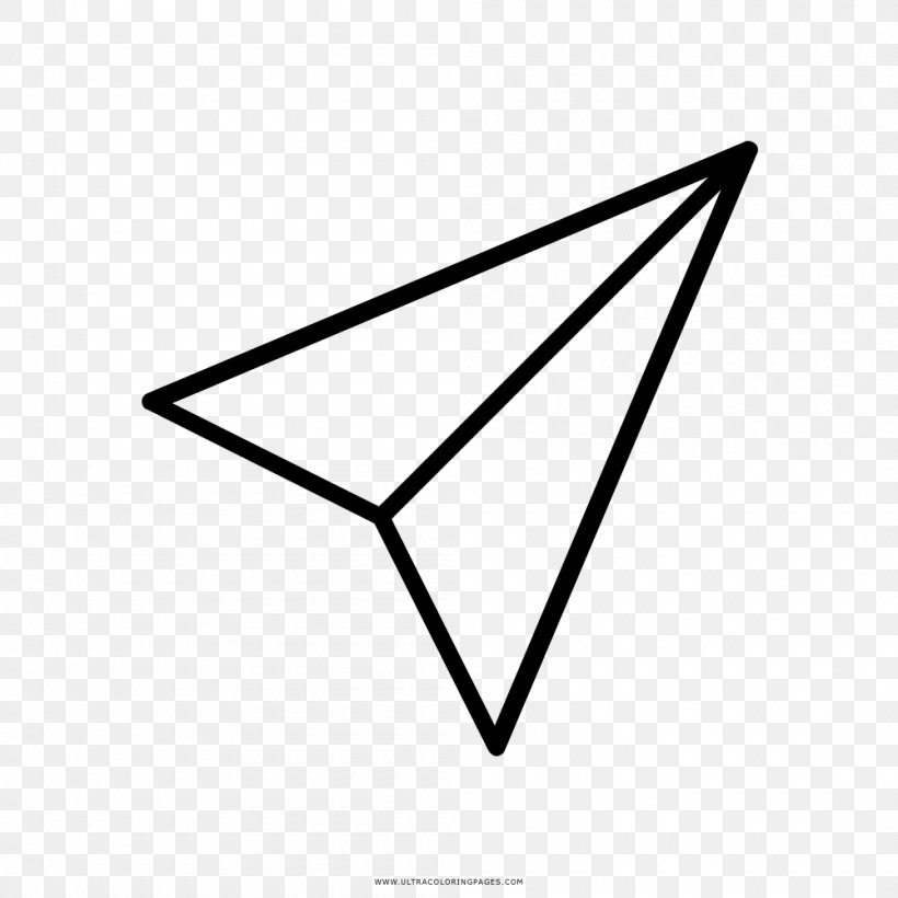 Paper Plane Business Airplane, PNG, 1000x1000px, Paper, Airplane, Area, Black, Black And White Download Free