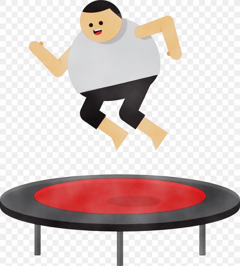 Trampoline Cartoon, PNG, 1486x1649px, Watercolor, Jumping, Paint, Ping Pong, Play Download Free