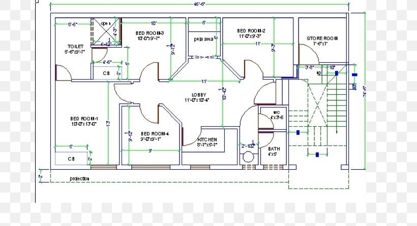 AutoCAD Computer-aided Design .dwg House Plan, PNG, 681x446px, Autocad, Architectural Drawing, Architecture, Area, Autocad Architecture Download Free