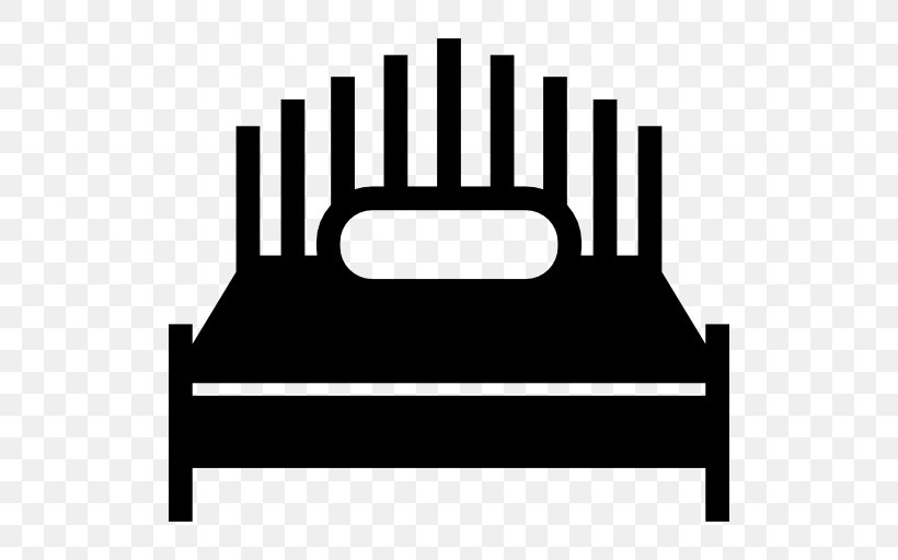 Bed Headboard Furniture Table, PNG, 512x512px, Bed, Apartment, Bedroom, Black, Black And White Download Free