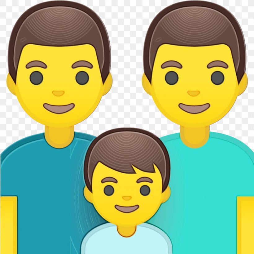 Happy Family Cartoon, PNG, 961x960px, Emoji, Cartoon, Cheek, Child, Face Download Free