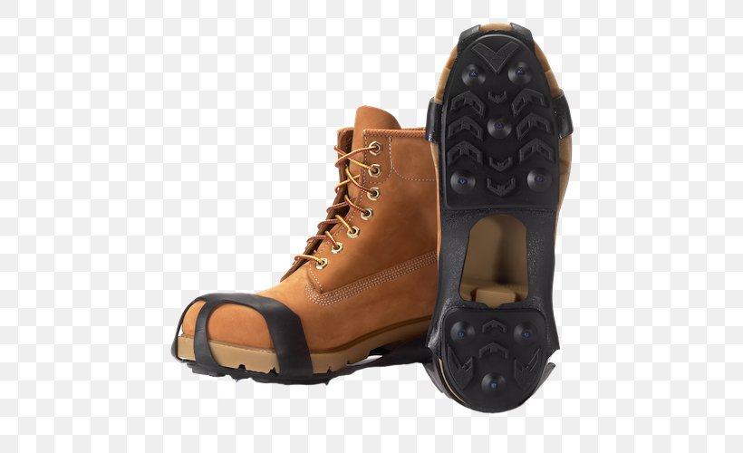 Ice Cleat Slip-on Shoe Boot, PNG, 500x500px, Cleat, Boot, Brown, Clothing Sizes, Footwear Download Free