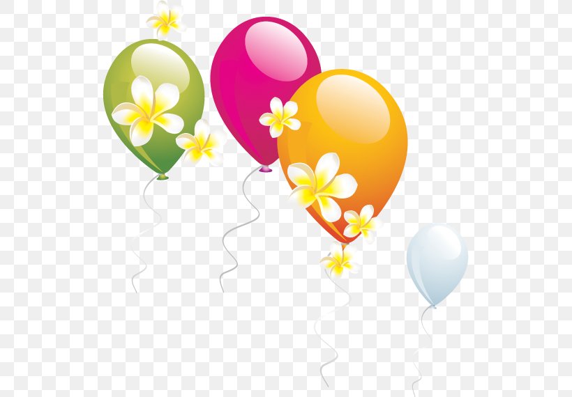 Birthday Balloon, PNG, 525x570px, Birthday, Ansichtkaart, Balloon, Flower, Gratis Download Free