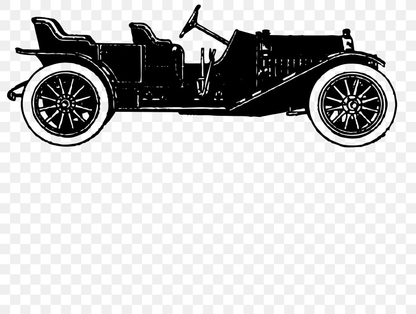 Car Clip Art, PNG, 800x618px, Car, Automotive Design, Automotive Exterior, Automotive Wheel System, Black And White Download Free