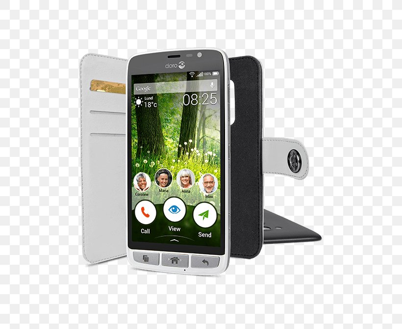 Doro Smartphone Seniorenhandy 4G Android, PNG, 500x671px, Doro, Android, Cellular Network, Communication Device, Doro Liberto 825 Download Free