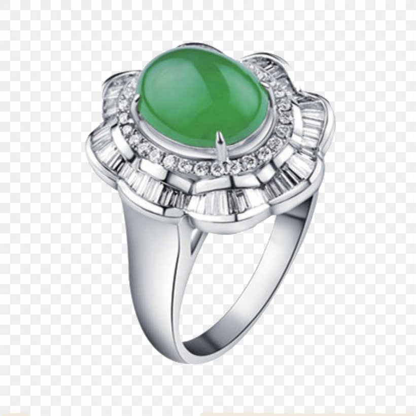 Ring Jewellery Emerald Lao Feng Xiang Diamond, PNG, 900x900px, Ring, Brilliant, Czerwone Zu0142oto, Diamond, Dresden Green Diamond Download Free