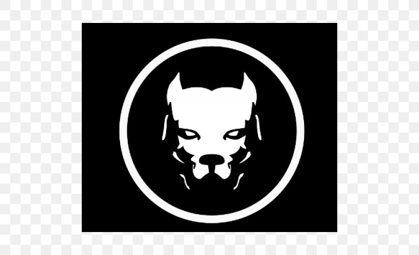 American Pit Bull Terrier Bulldog American Staffordshire Terrier, PNG, 500x500px, American Pit Bull Terrier, American Staffordshire Terrier, Animal, Automotive Decal, Blackandwhite Download Free