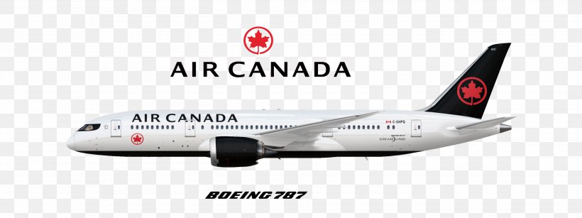 Boeing 787 Dreamliner Boeing 767 Boeing 737 Airbus Boeing 777, PNG, 2800x1050px, Boeing 787 Dreamliner, Aerospace Engineering, Air Canada, Air Travel, Airbus Download Free