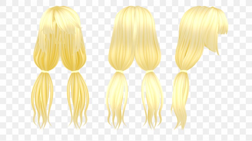 Hair Wig MikuMikuDance Yellow YouTube, PNG, 1191x670px, Hair, Clothing, Deviantart, Gloomy Grim, Hair Coloring Download Free