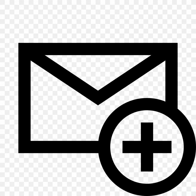 Email Symbol Message, PNG, 1600x1600px, Email, Area, Black And White, Brand, Cursor Download Free