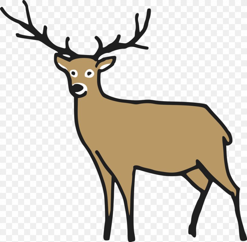 Elk Silhouette Reindeer Clip Art, PNG, 1024x1004px, Elk, Animal, Animal Figure, Antler, Artwork Download Free
